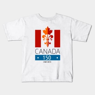 Canada 150 years Kids T-Shirt